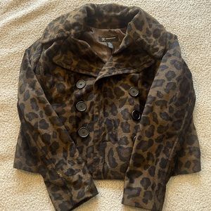 Macys INC brown pea coat